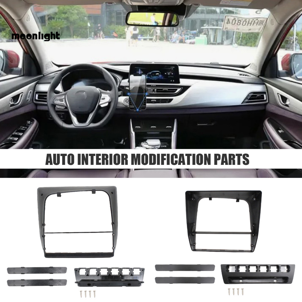 9-inch Android Navigation Fascia Frame Kit for Lada 2110/2111/2112 Dash Mounting Panel Console Radio Replacement Easy In