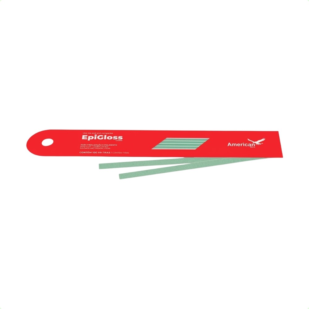 Tira De Lixa Epigloss Light Pré-Cortada P03G C/50 American Burrs
