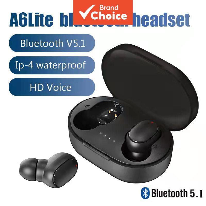 Fone de Ouvido A6S TWS, Sem Fio, Bluetooth, Esportivo, Estéreo, Fones Bluetooth, para Esportes e Treinos, Xiaomi,