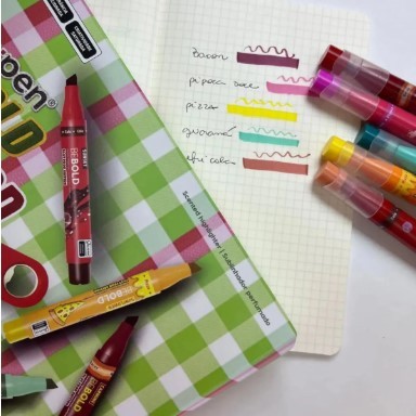 Marca Texto Be Bold Fast Food Com Cheirinho 5 Cores New Pen