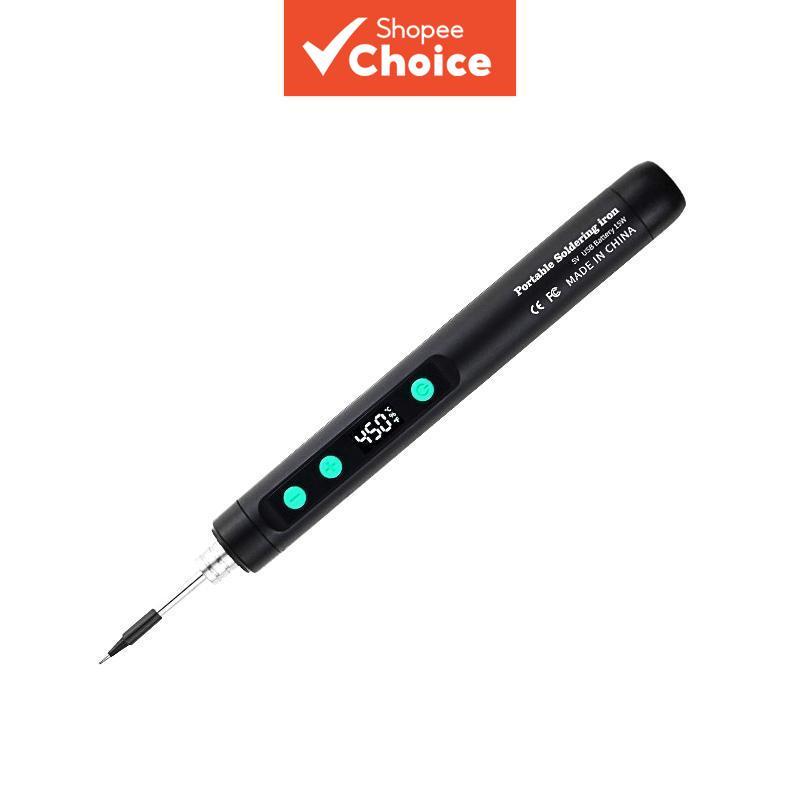 Um Conjunto De Caneta De Solda Com Display Digital Carregado Por USB , Kit De Ferramentas De Reparo Doméstico Controle D