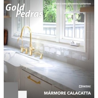 Papel Adesivo Mármore Calacatta Alto Brilho Lavável Cozinha Pia Banheiro Móveis 3M