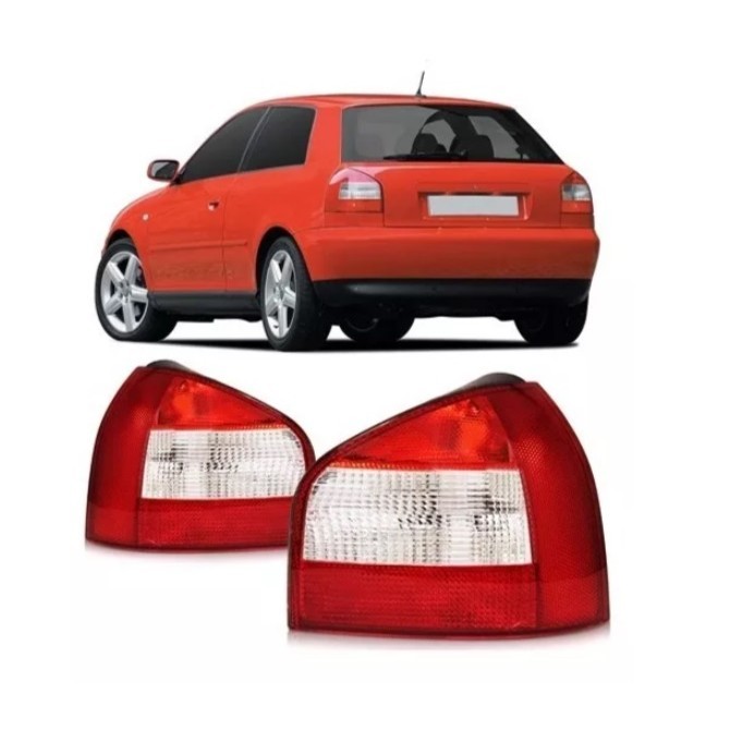 Lanterna Traseira Audi A3 Ré Cristal 2001 A 2006
