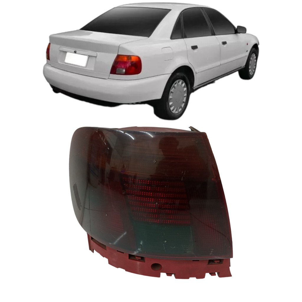 Lanterna Tras L/e Audi A4 95 A 2000 Original Fume Polir Esquerdo