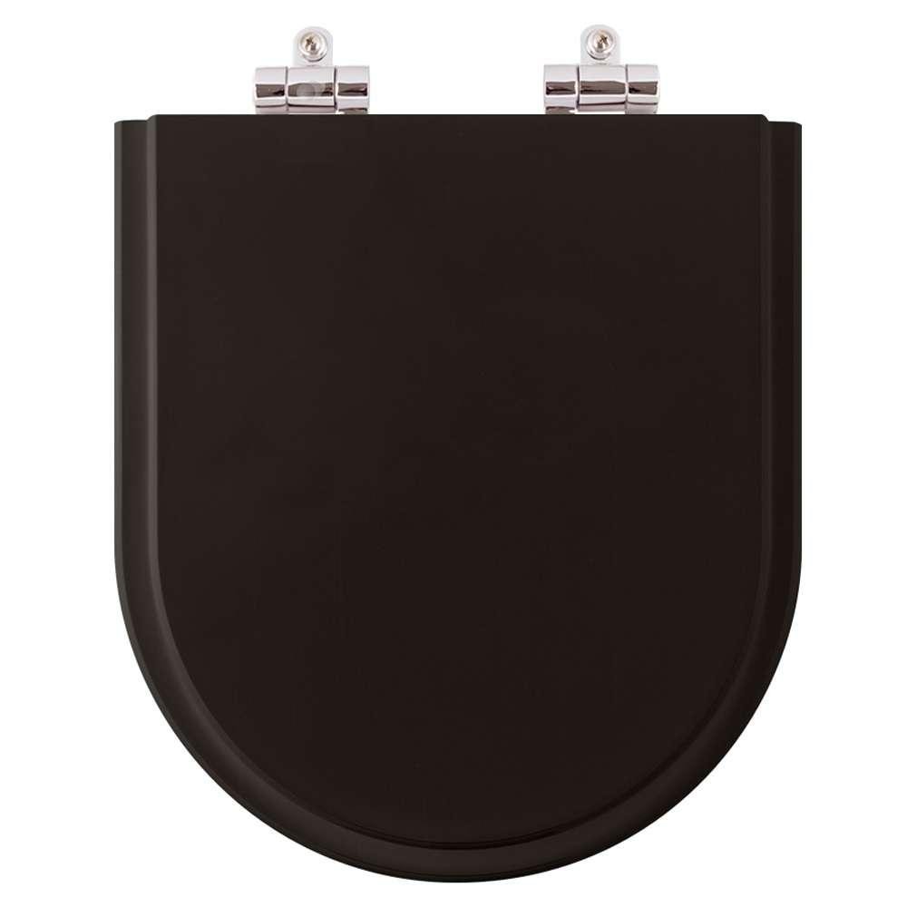 Assento Sanitário Soft Close Smart Preto Fosco para Louça Celite