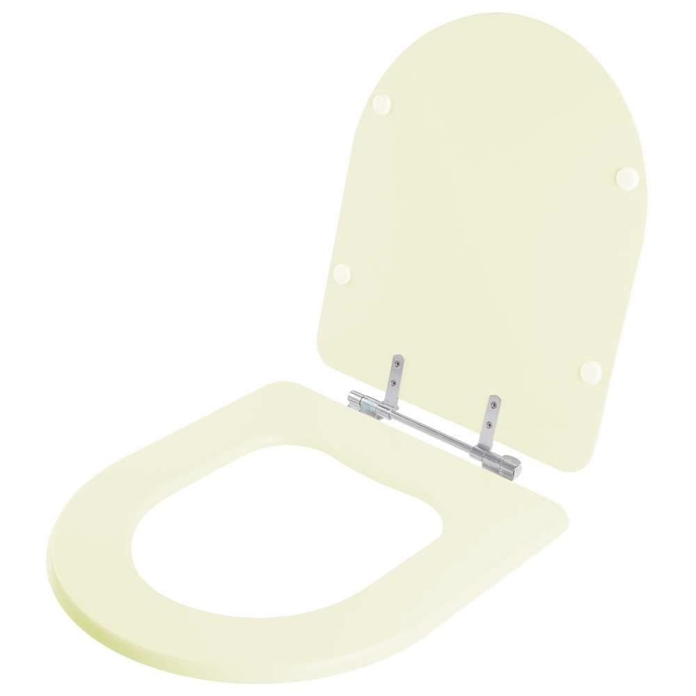 Tampa de Vaso Poliester Smart Pergamon (Bege Claro) para Bacia Celite