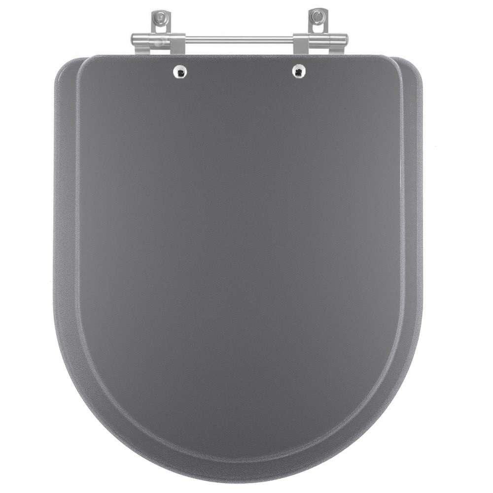 Assento Sanitário Smart Cinza Fosco para vaso Celite