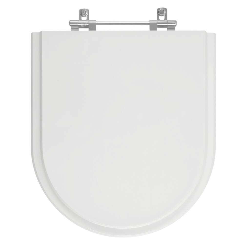 Tampa de Vaso Poliester Smart Cinza Claro para Bacia Celite