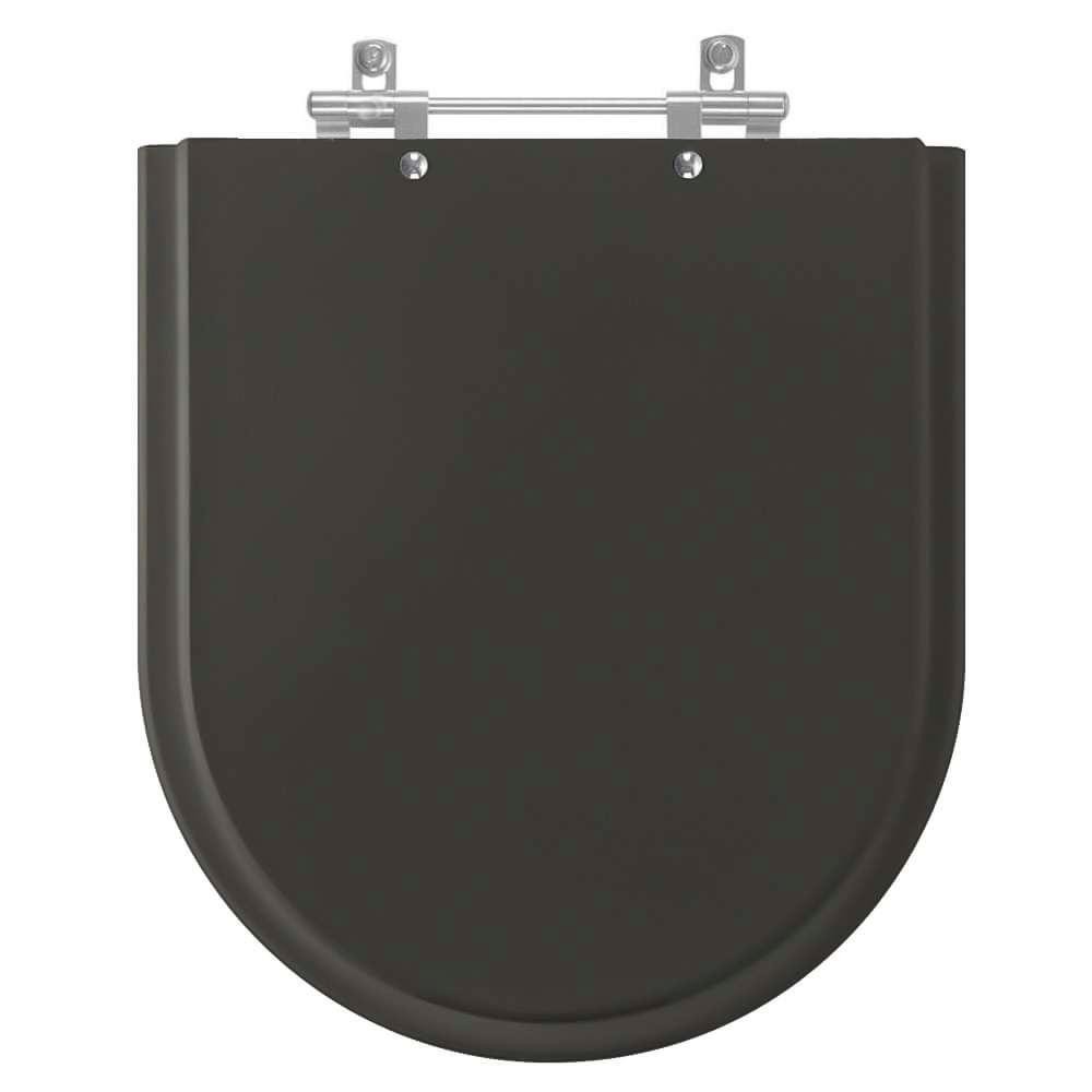Tampa de Vaso Sanitario Smart Noir (Preto Fosco) Para Bacia Celite