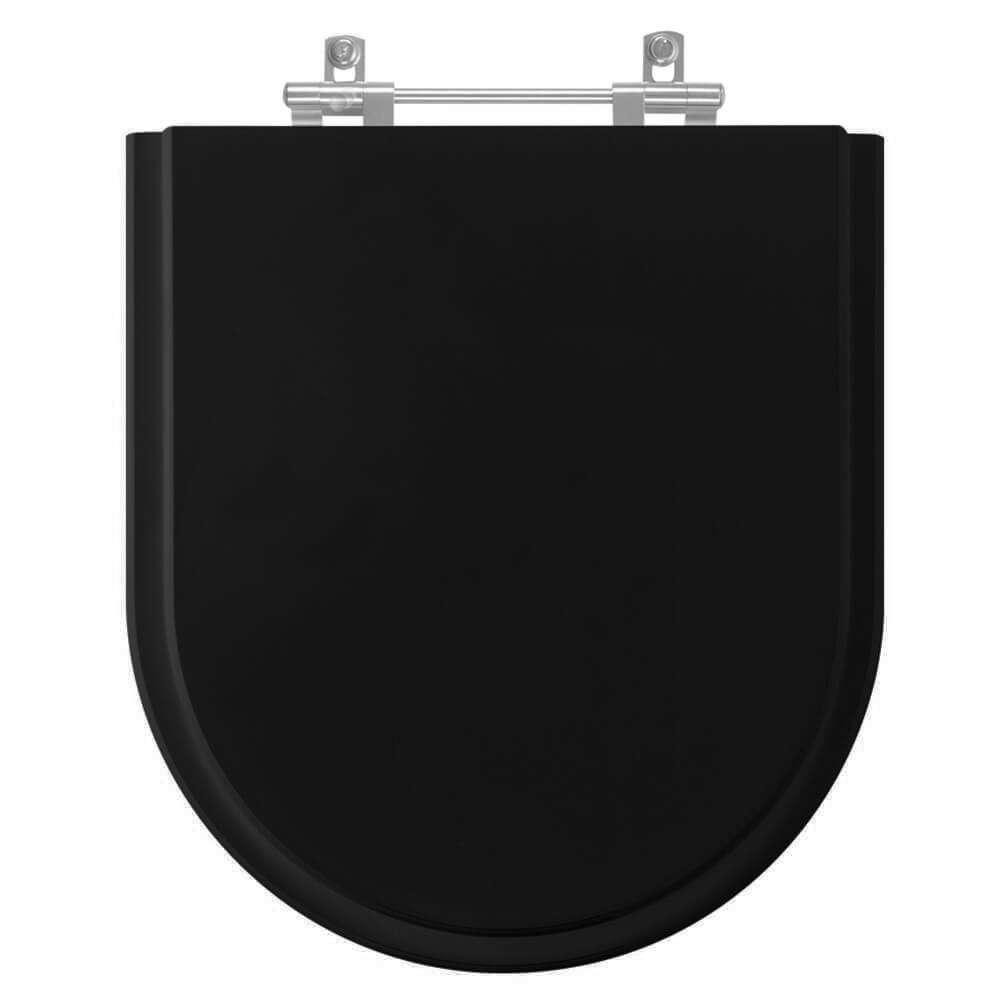 Assento Sanitario Smart Preto para Vaso Celite