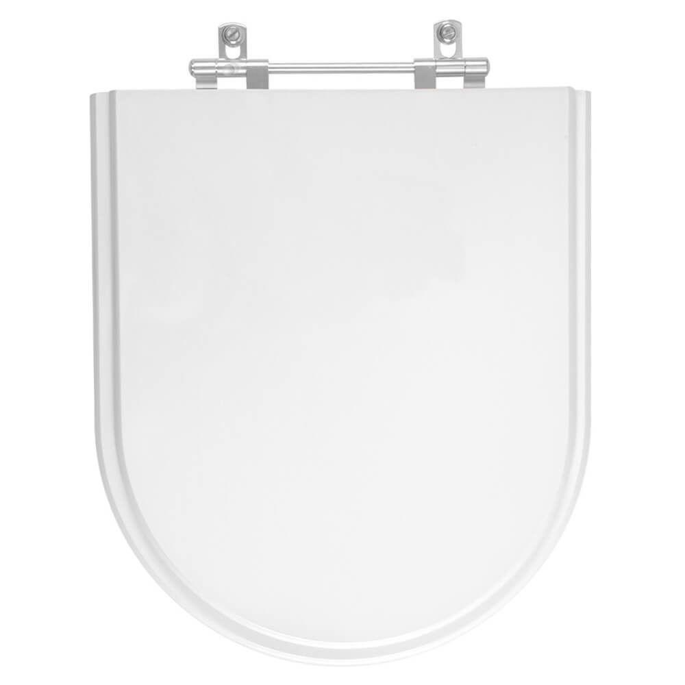 Assento Sanitário Poliéster Smart Branco para vaso Celite