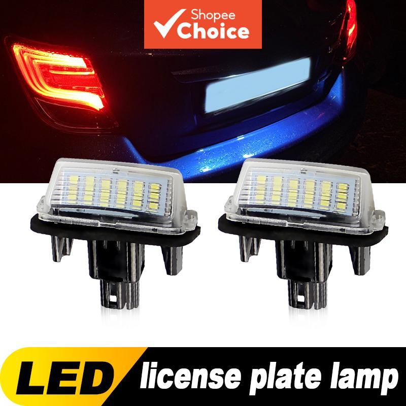 Luz Traseira Da Placa De Carro Para Toyota Auris Avensis Camry Corolla Highlander 2 Unidades