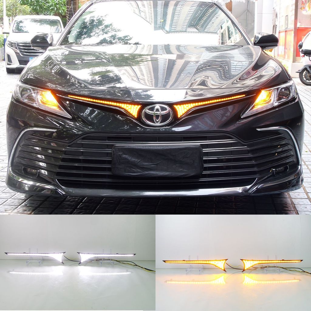 Para Luzes De Grade Toyota Camry 2021-2023 , Diurnas/Luz De-Choque Dianteiro