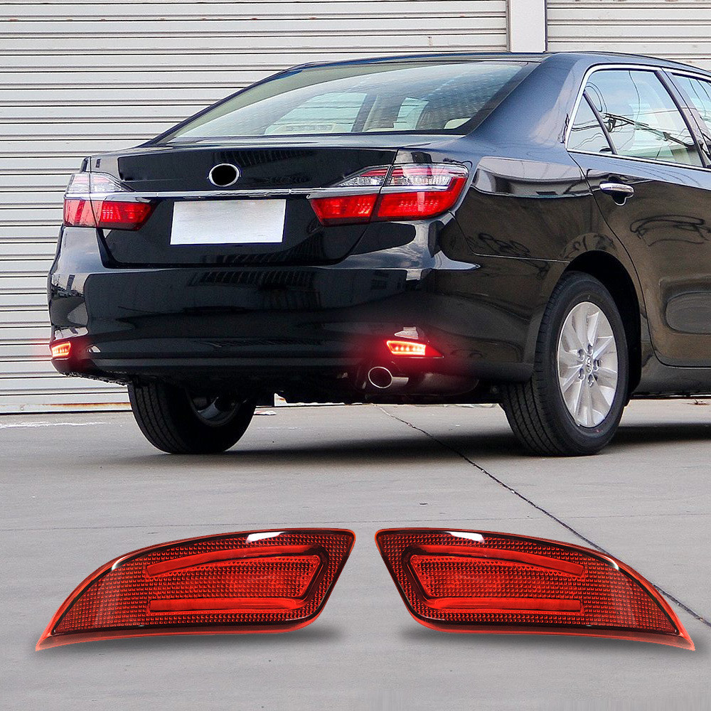 Adequado para Toyota camry camry 7a geração modificado amortecedor traseiro luz de freio reflexiva cercada freio de cond