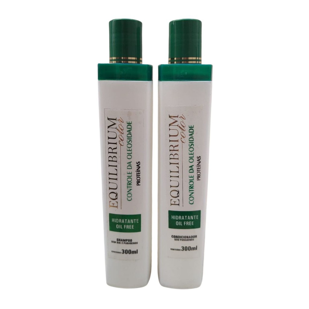 Kit Equilibrium Controle da Oleosidade Paris Color: Shampoo + Condicionador 300ml