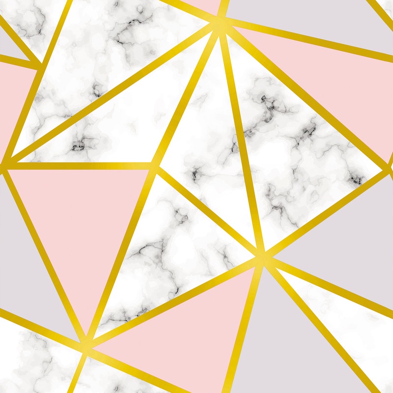 Papel de Parede Adesivo Geométrico Triângulos Mármore Zara Marble GFC-ZARA-14 PEQ