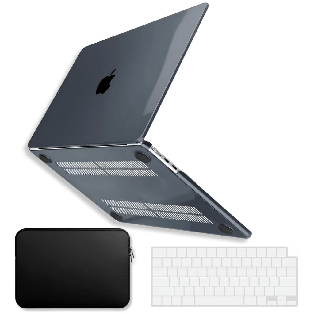 Capa Para Macbook Air 13.6 Chip M3 ou M2 +Protetor Teclado Clean +Bag Neoprene - SkinCase