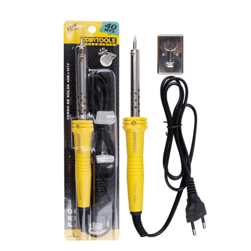 Ferro de Solda 40W 127V ou 220V Circuito Profissional Precisão Para Projetos de Soldagem Portátil