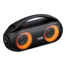 Caixa de Som Potente 40w Portátil FAM A045 Resistente a Água FM Rádio Original TWS Grave Forte
