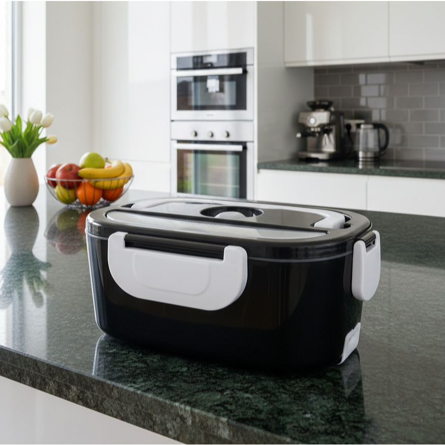 Marmita Elétrica Portátil com Alça 40W – Aquecedor Elétrico de Marmitex - Bivolt
