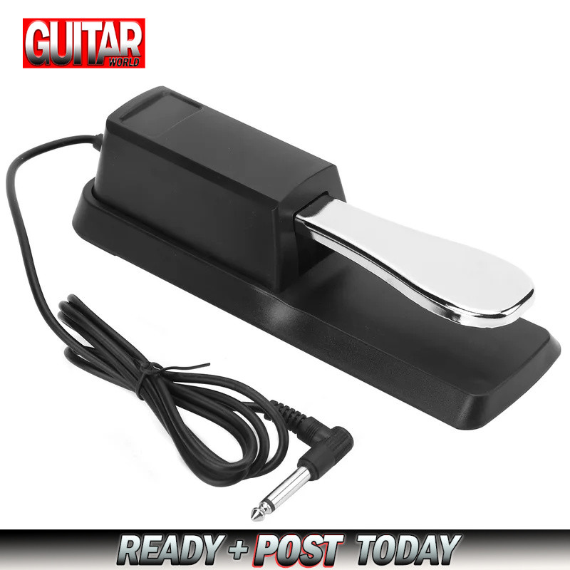 * Envio Rápido * Pedal De Sustentação De Piano Digital Para Sintetizador De Teclado MIDI Elétrico
