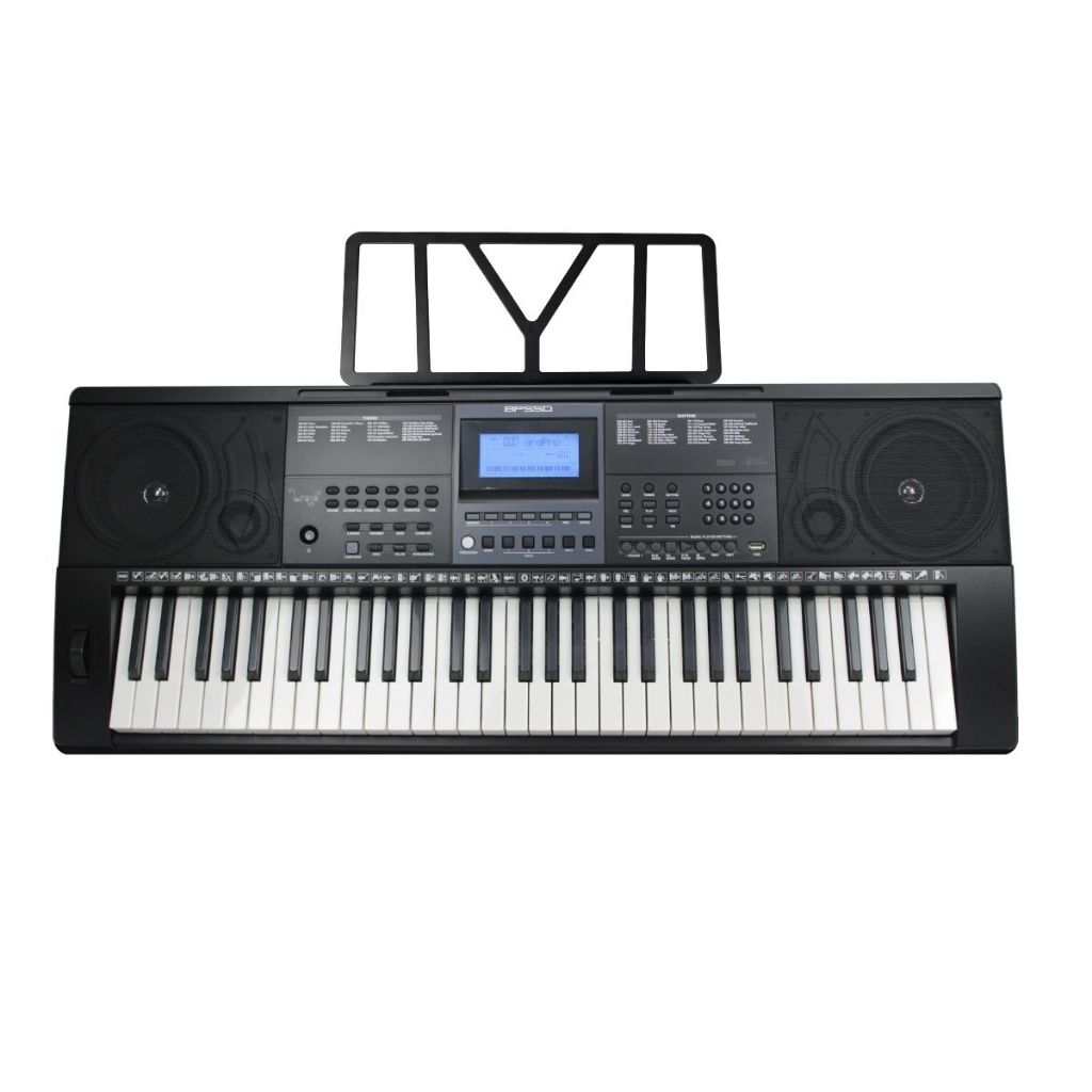 Teclado Musical Bravo Bp550 61 Teclas Sensitivas Usb Midi