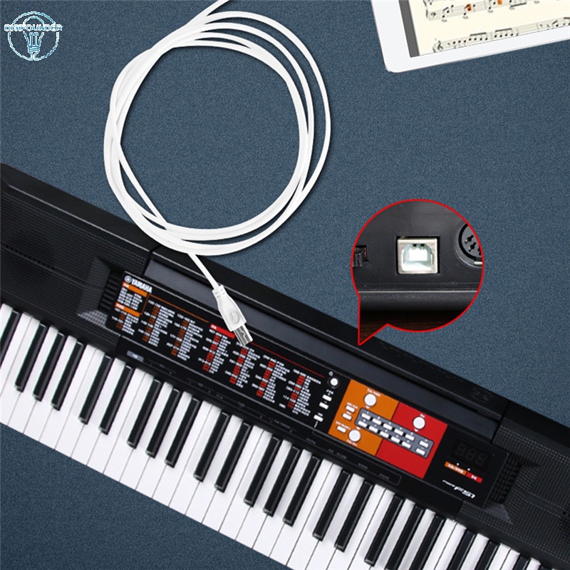 Cabo Conversor De Teclado Tipo-C Para USB 2.0/Eletrônico MIDI/Interface De Áudio/Controlador