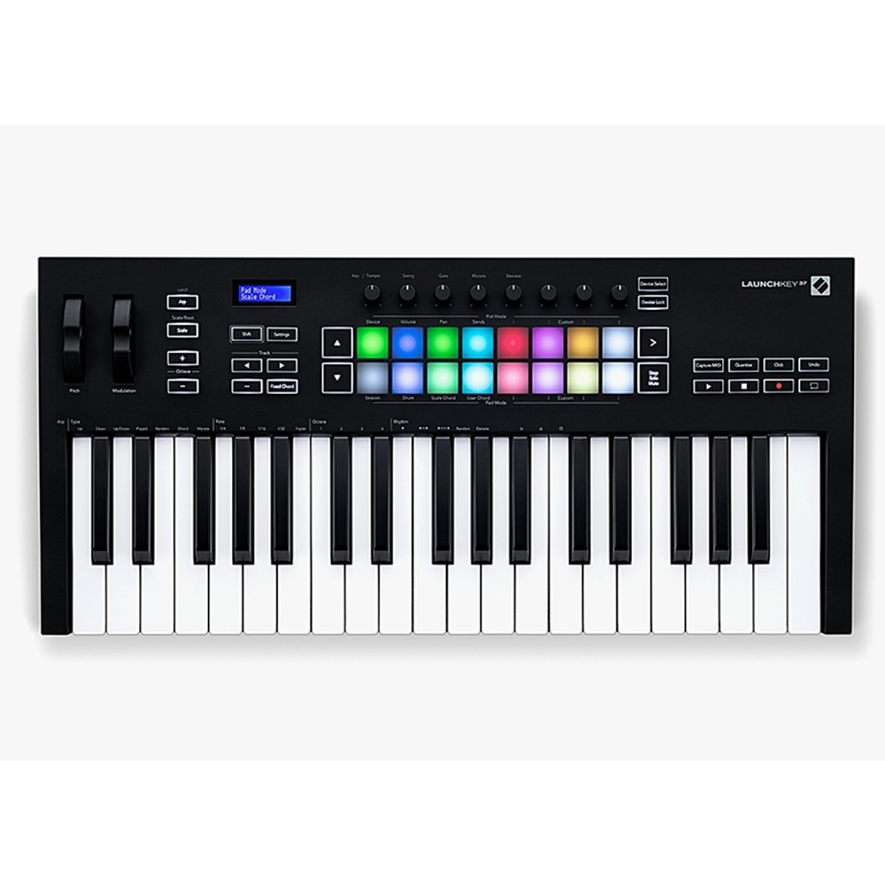 TECLADO CONTROLADOR LAUNCHKEY 37 MK3 NOVATION MIDI