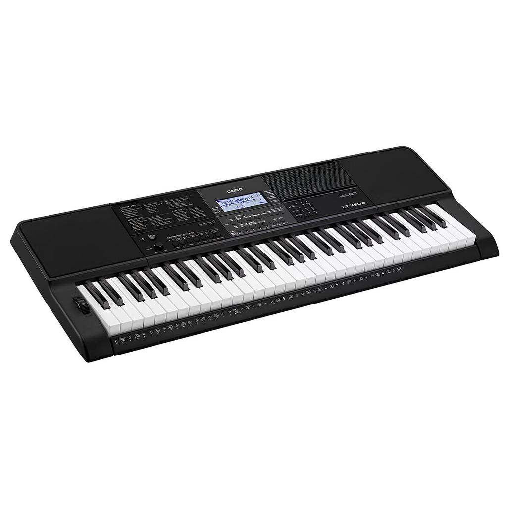 TECLADO MUSICAL CASIO CTX800C2-BR POLIFONIA 48 61 TECLAS MIDI