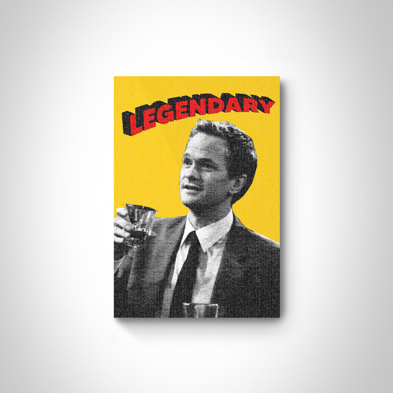 PLACA DECORATIVA HOW I MET YOUR MOTHER MDF 20X28 POSTER/GEEK/POP/QUARTO/SALA/QUADRO/SERIE 13x20 cm  Divertido MDF