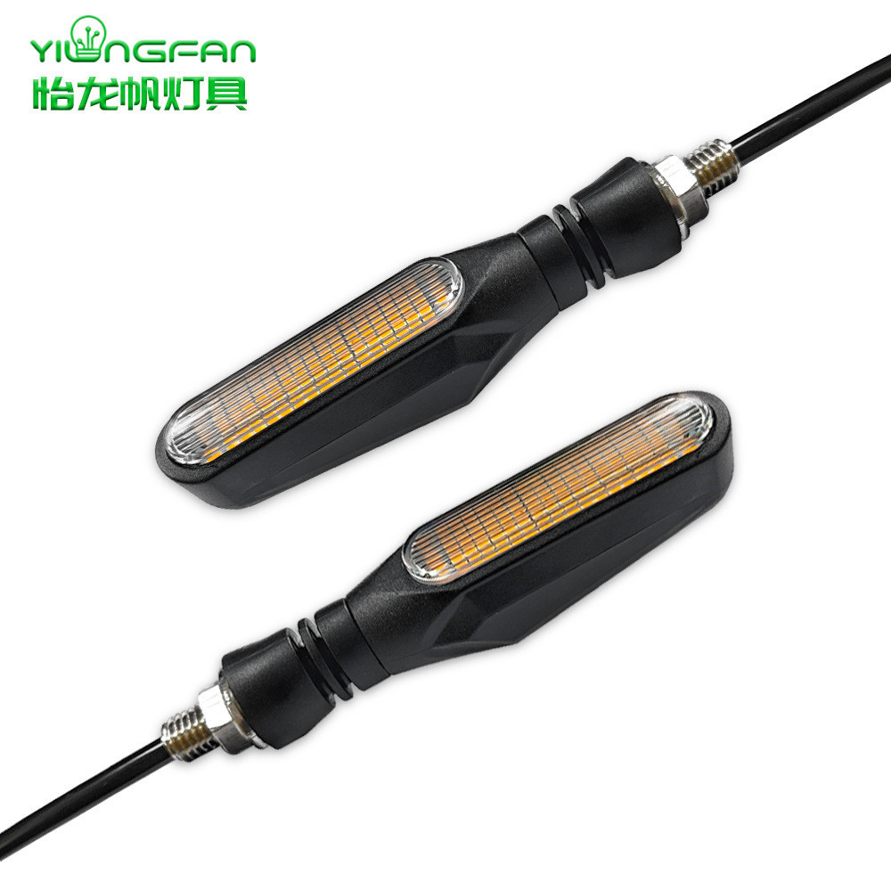 Fabricante E-mark E24 Certified Car Light 36LED Running Water Turn Signal Luz de freio Combinação de duas cores Luz tras