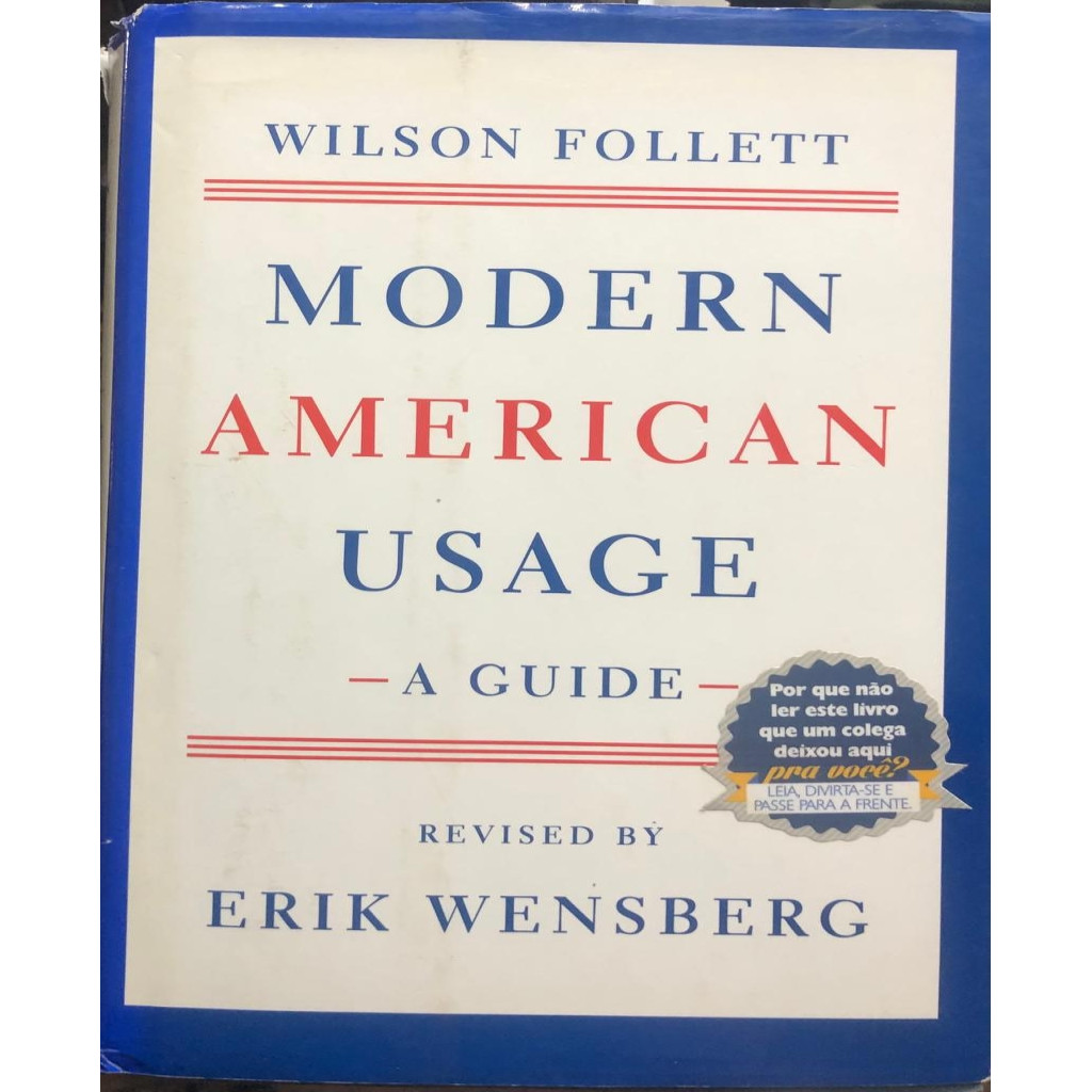 Modern American Usage - A Guide autor Wilson Follett; Erik Wensberg