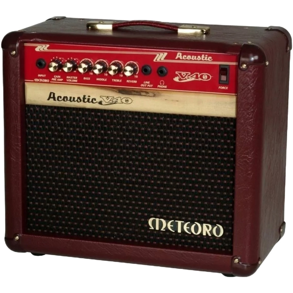Cubo Amplificador Para Violao Meteoro Acoustic V40 W