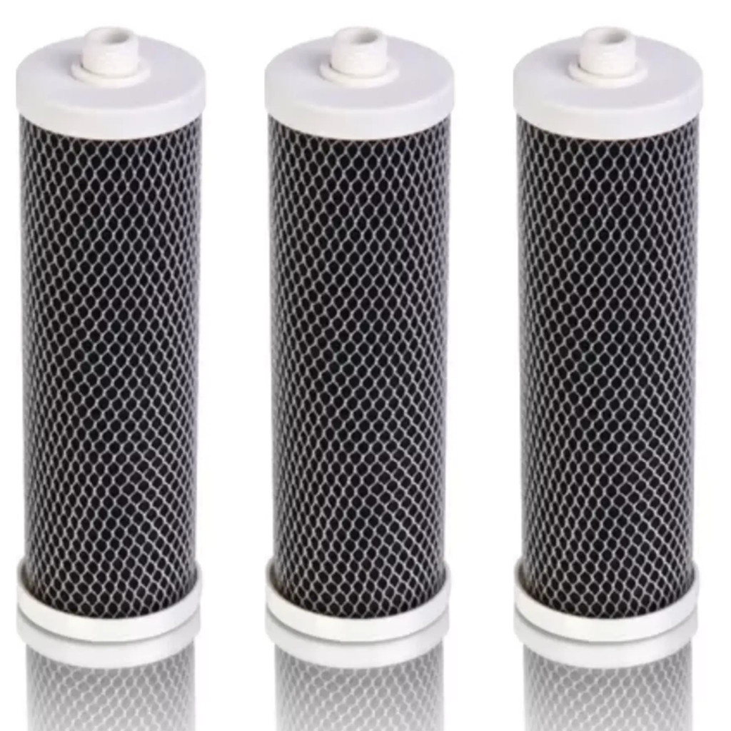 KIT 03 UN Refil P Filtro  Igatu 888 Carbon Block Rosca 1/2