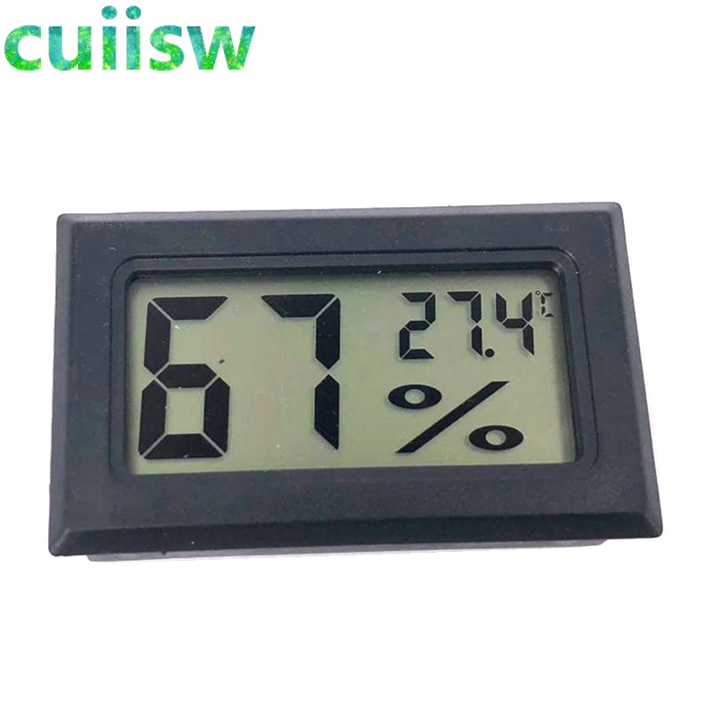 Medidor de Umidade e Temperatura Mini Digital com Display LCD – Faixa de Umidade 10% a 99% RH, Temperatura -50°C a +70°C, Alta Precisão e Compacto