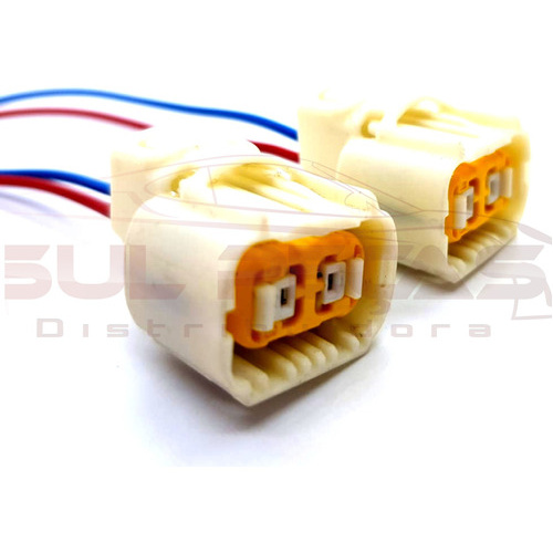 Par Conector Plug Do Soquete Lâmpada H16 Citroen C3 Psx24w