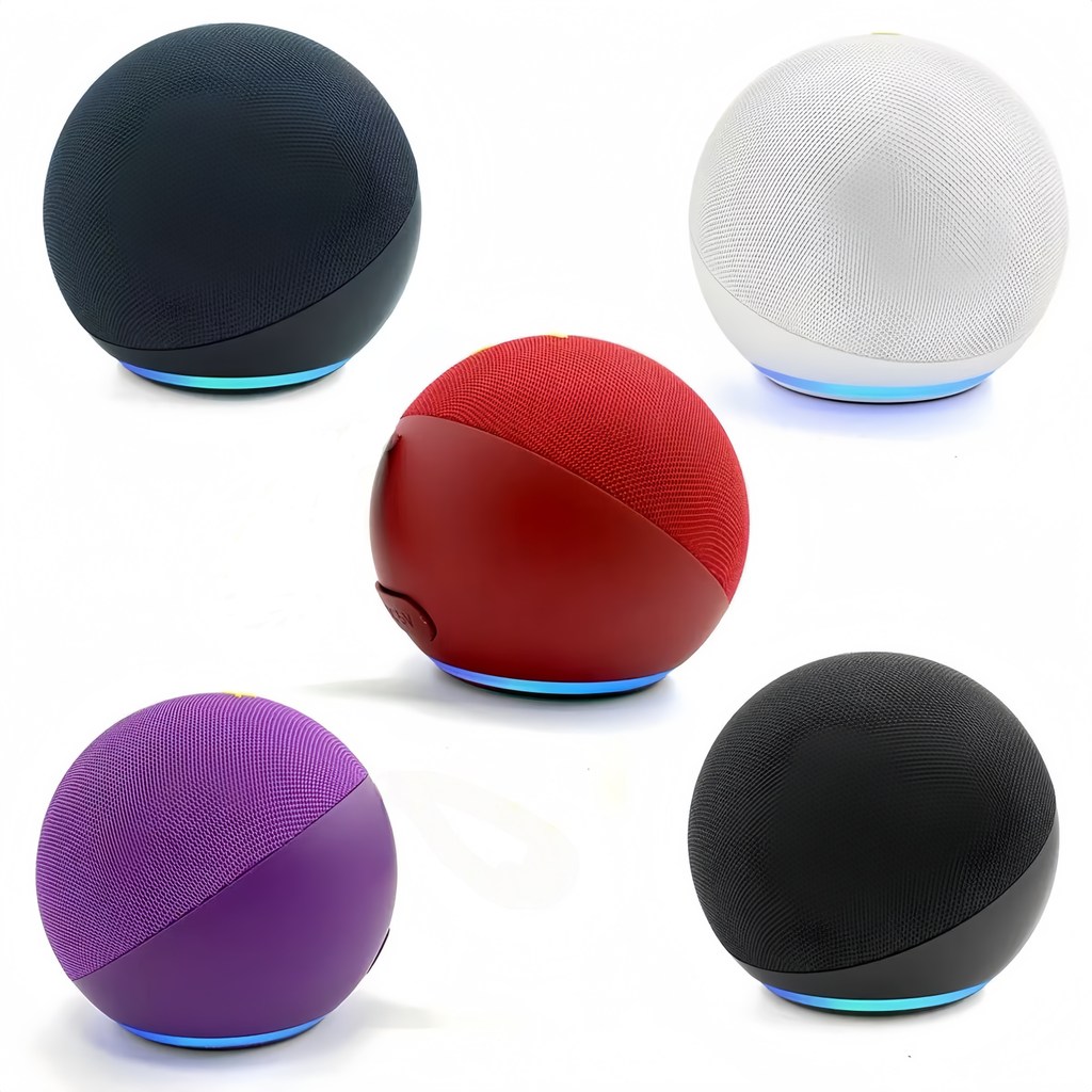 Caixa de Som Bluetooth 5W com LED Colorido | Portátil, Compatível com Alexa, Rádio FM e Porta USB