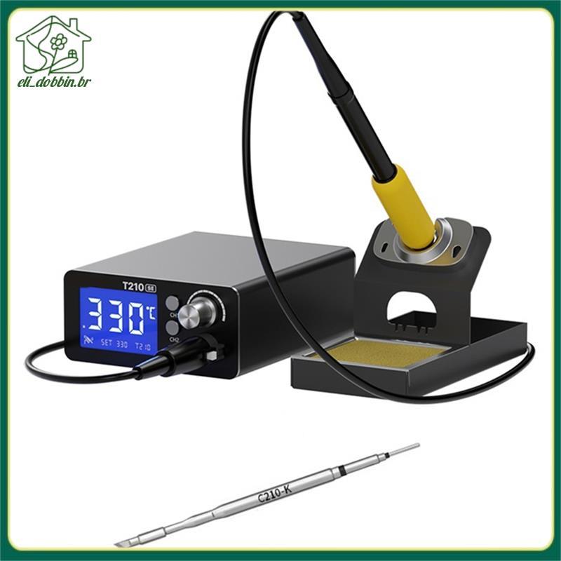 Estação De Solda T210 LED Display Digital Aquecimento Rápido Em 5 Segundos Função De Soldagem Automática Do Sono 3 Confi