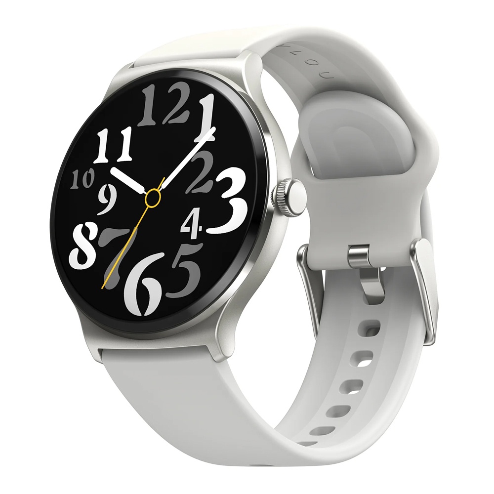 Relógio Smartwatch Haylou Solar Lite Bluetooth 5.3 Tela 1.38 pol. Prata