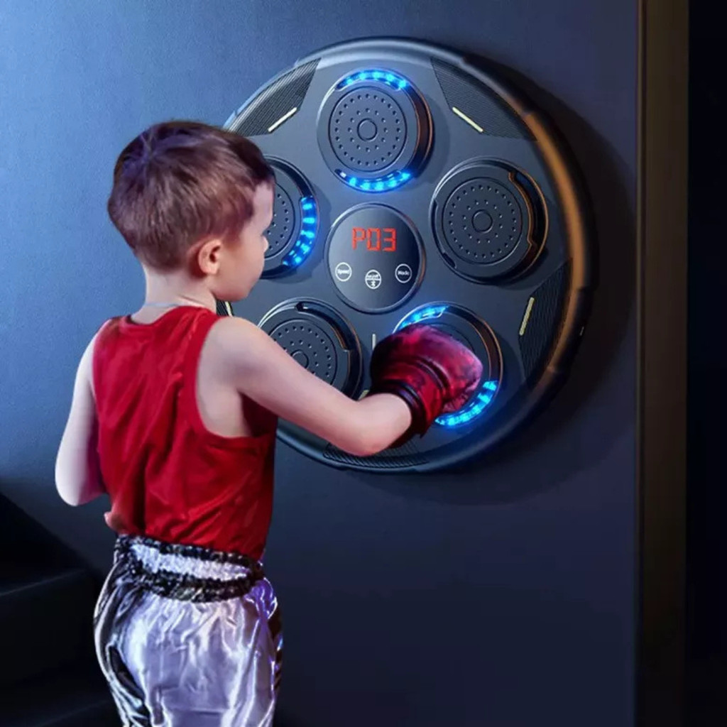Máquina de Boxe ONE – Bluetooth, LED e Velocidade Ajustável