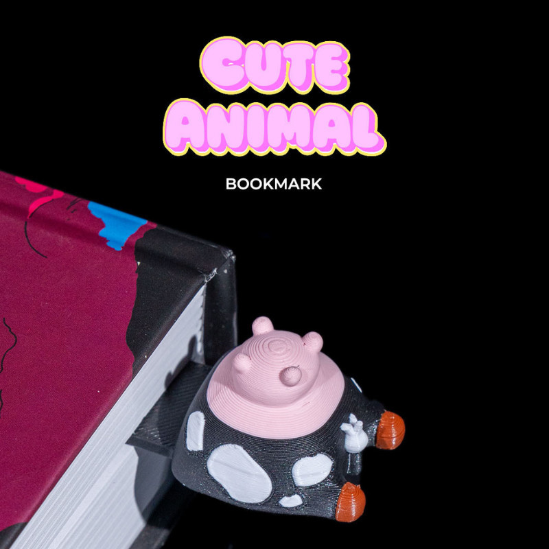 Marcador Pagina Livro Caderno ANIMAIS CUTE BOOKMARK Criativo Leitura Divertido personalizado iMPRE