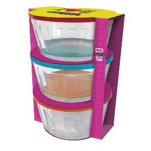AMERICANO CONJ TIGELA C/TPA COLOR 615 ML C/ 03 PCS - CAIXA C/ 4 PEÇAS