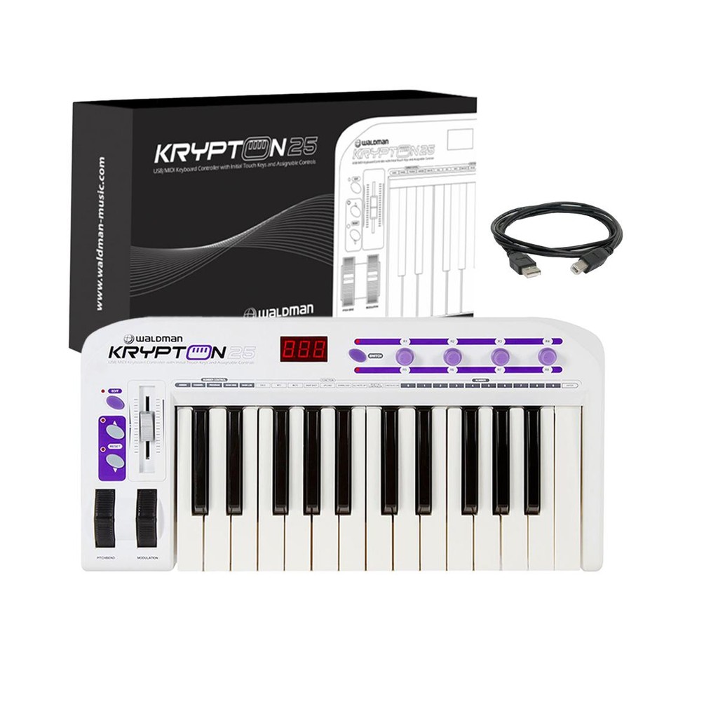 CONTROLADOR WALDMAN MIDI KRYPTON 25 WALDMAN