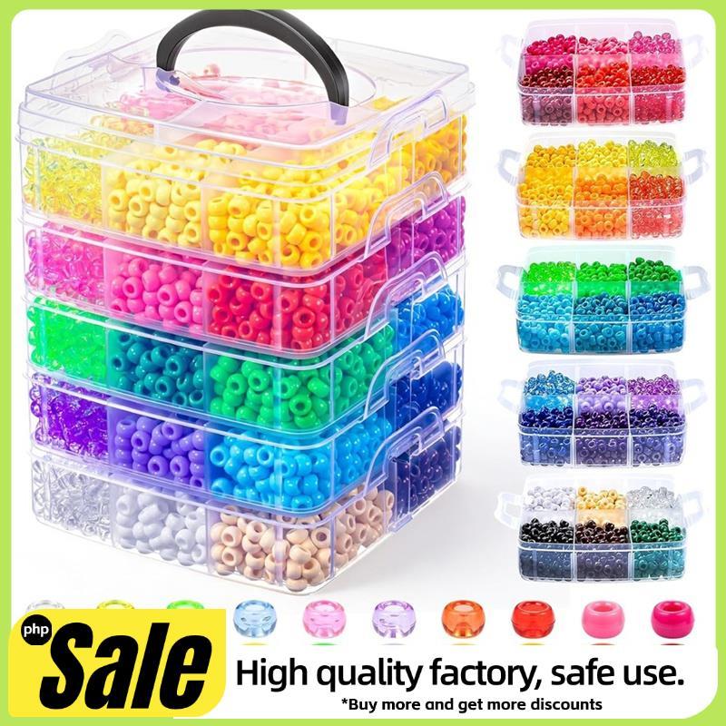 Kandi Amizade Pulseira Artesanato 30 Cores Sortidas 5400 Pcs Contas Para Pulseiras Fazendo Jóias Cabelo Beading