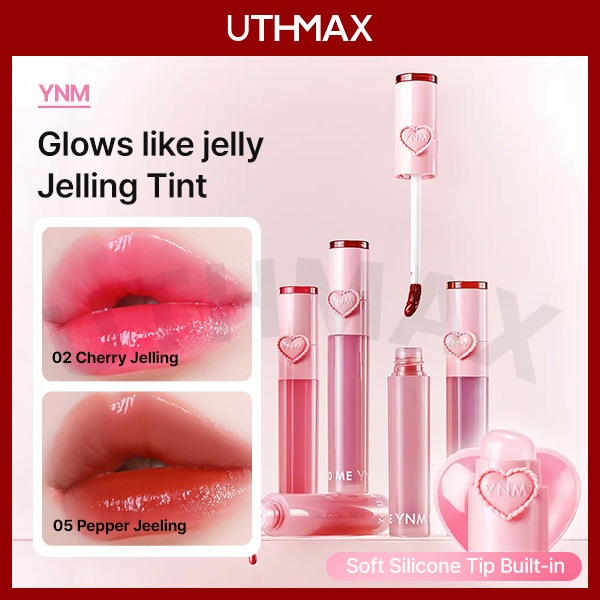 [YNM] Heart Jelling Tint 2.6g Com Pincel Labial Integrado (6 Toneladas)
