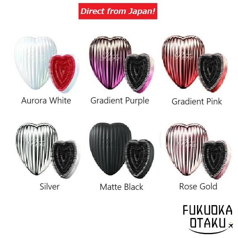 Escova de Cabelo ReFa HEART BRUSH RAY 6 Cores Cuidado Capilar【Direto do Japão】