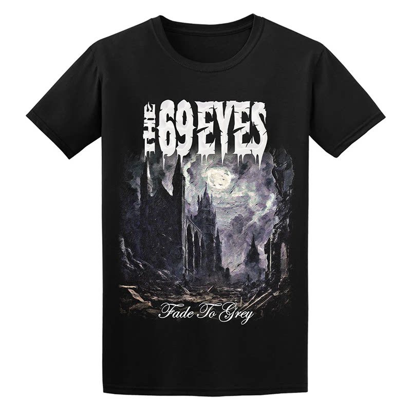 Music.Soul Camiseta Unissex The 69 Eyes Glam Punk Gothic Metal Rock Music Estampa Confortável Estilosa Retrô Casual