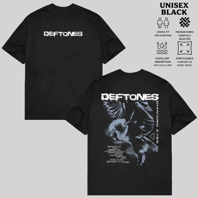 Music.Soul Camiseta e Sueter Unissex Deftones Diamond Eyes Estampa Retrô Confortável Premium Estilosa Casual