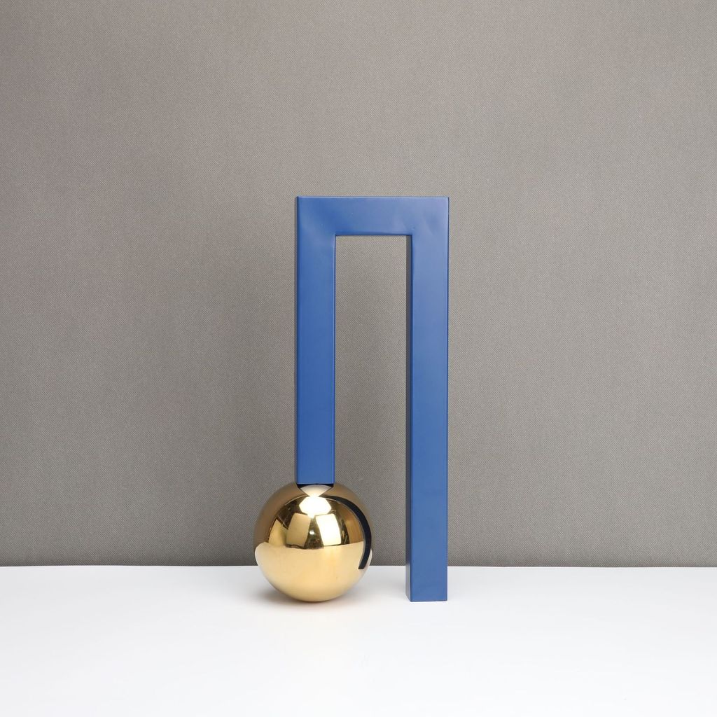 XGQ1 European-style gold and blue decorative pieces for model homes, sales offices, studies, living rooms, dining rooms,