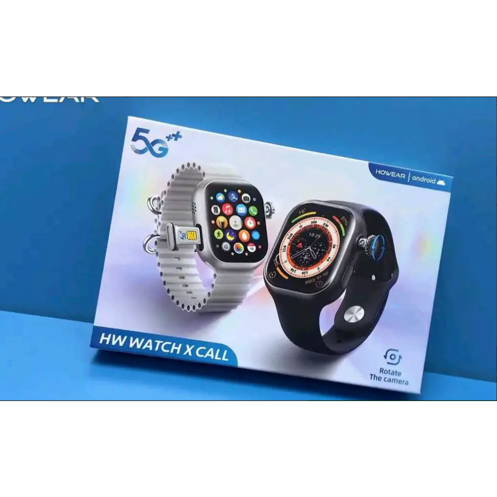Smartwatch HOWEAR HW Watch X Call 5G Relogio Inteligente com CHIP acesso a internet
